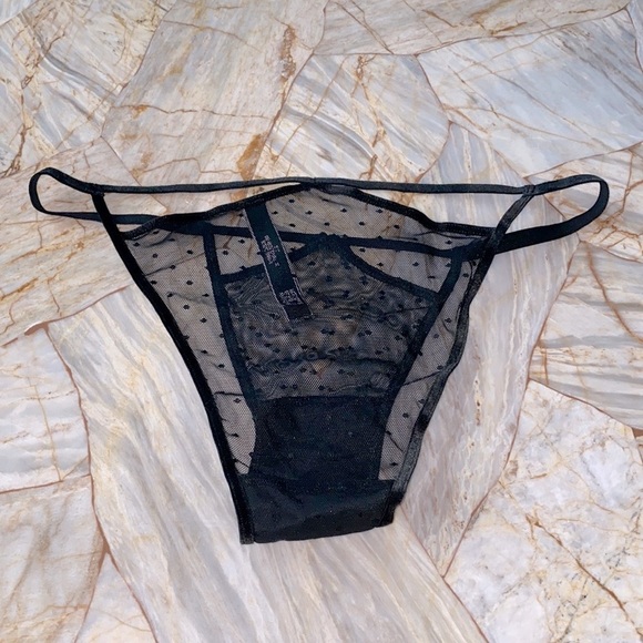 New VS Panty String Bikini Strappy Cheeky Cut Out Panties Limited Edition Large - Picture 3 of 10